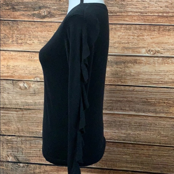 Halogen• Black Sweater With Scalloped Deta… - Picture 5 of 5